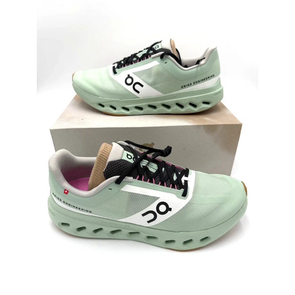 NEW On Men's Cloudsurfer Next Z5 Running Shoes - Mineral/Almond - Size 13